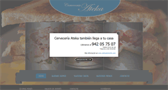 Desktop Screenshot of cerveceriaateka.com